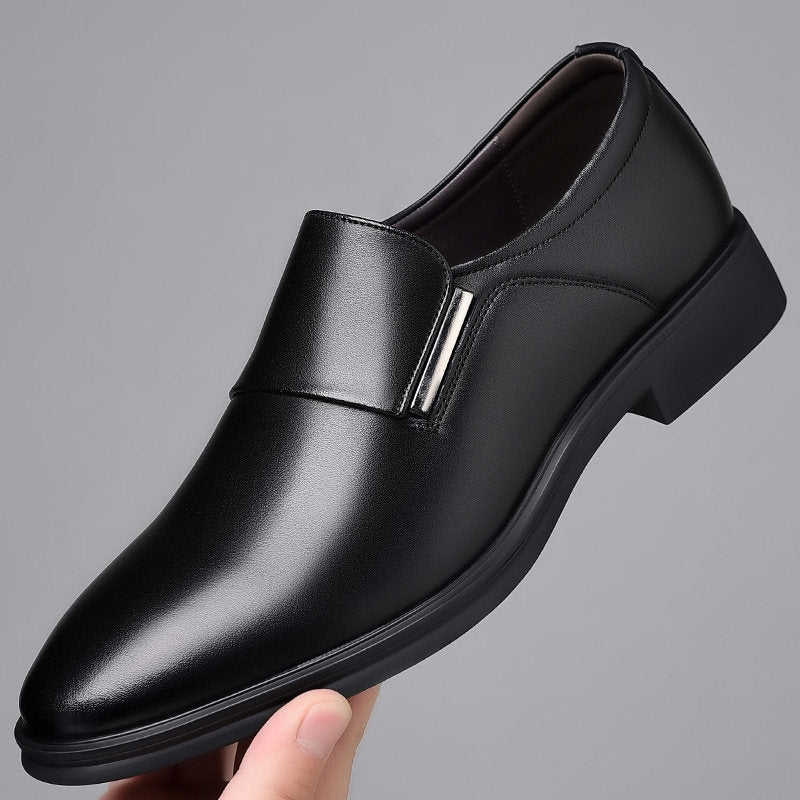 Hader - Mocasines de Piel Con Punta Afilada