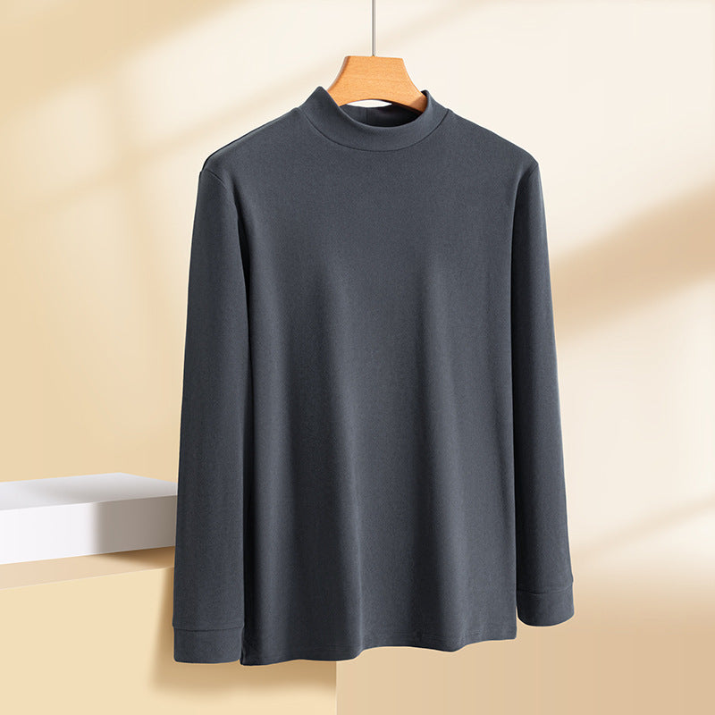Zimran - Camisa De Manga Larga y Cuello Redondo