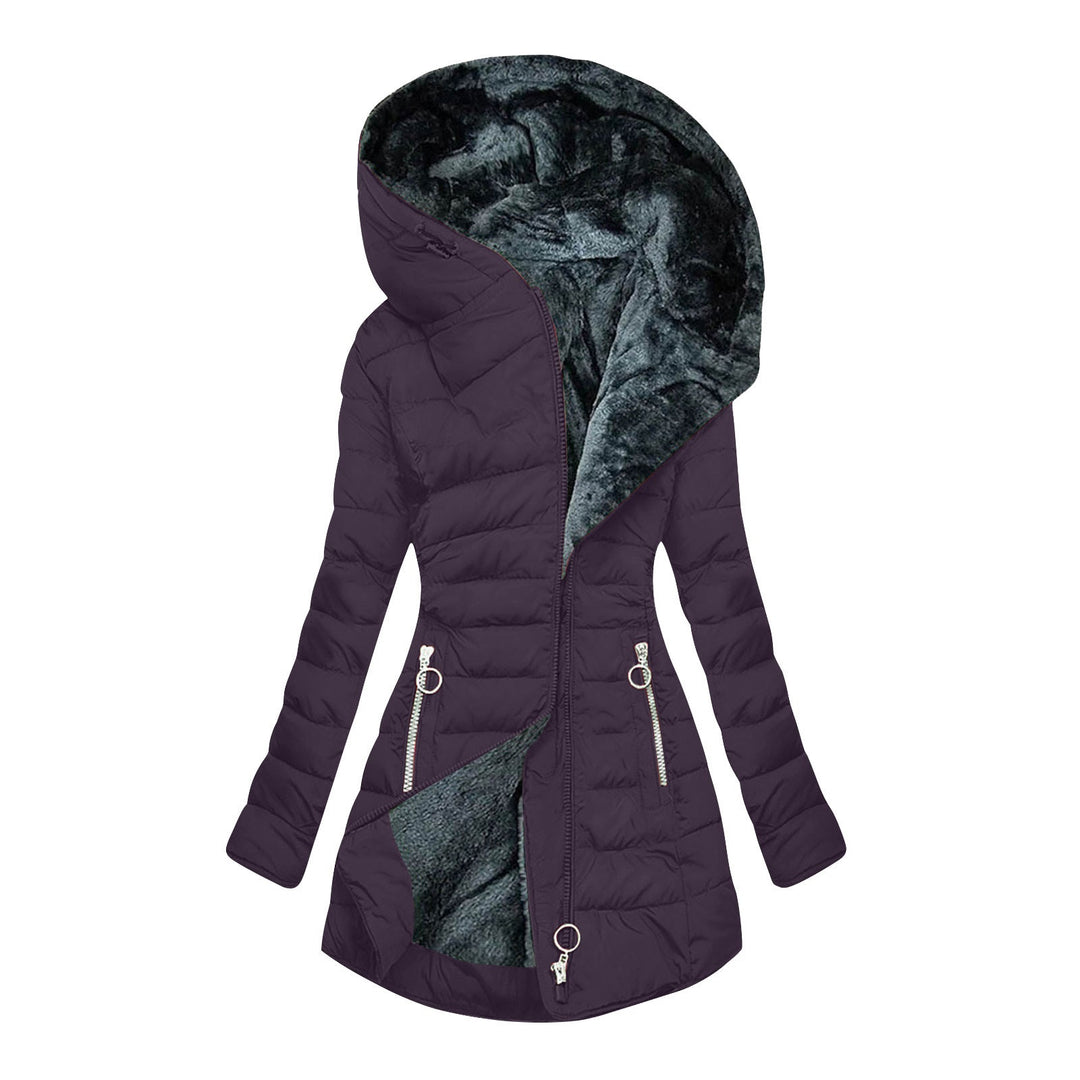 Ilariy - Abrigo Acolchado Con Capucha Para Invierno