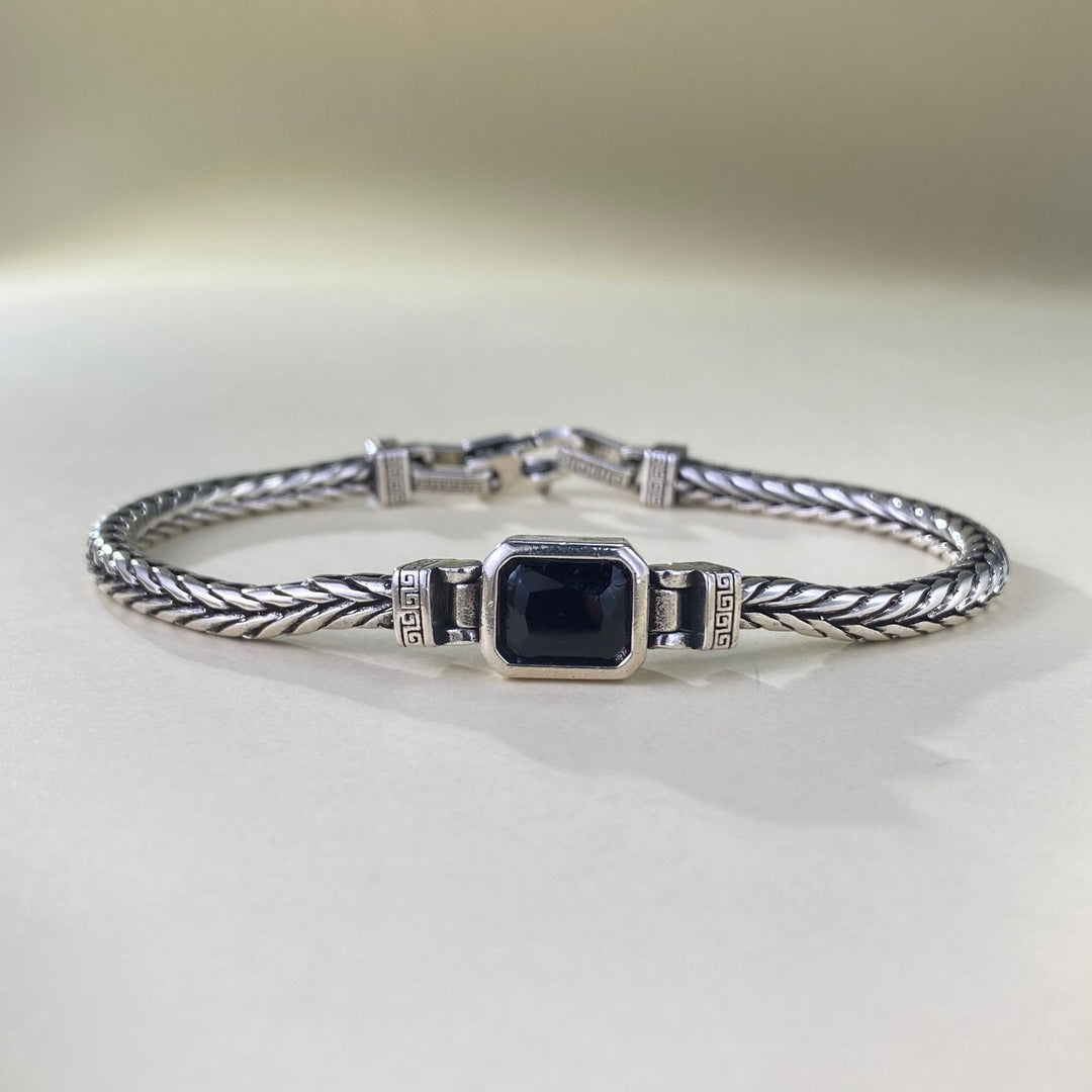DarkCharm - Pulsera de Piedras Preciosas de ónix