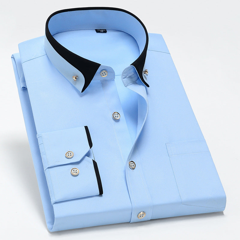 Abram - Camisa De Manga Larga Clásico
