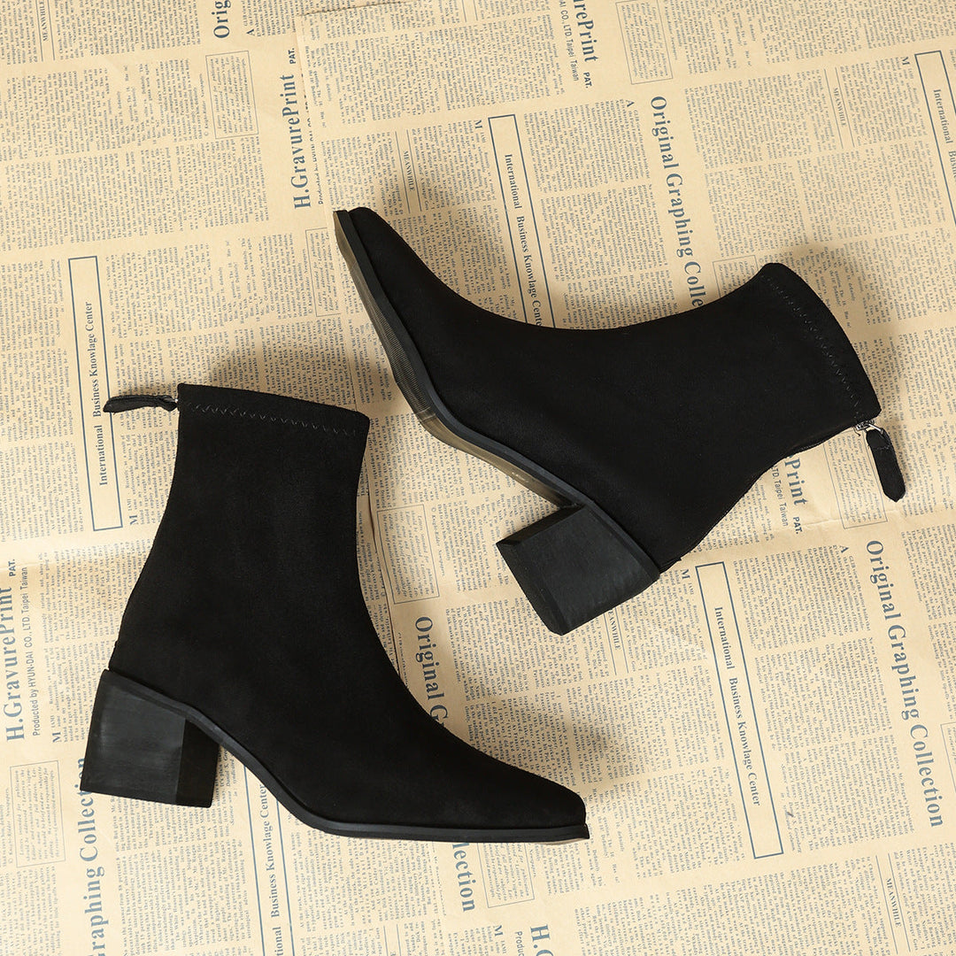 Sheley - Elegantes Botines De Ante