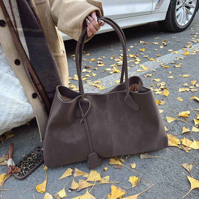 Umaiza - Bolso de Hombro de ante Sintético a la Moda