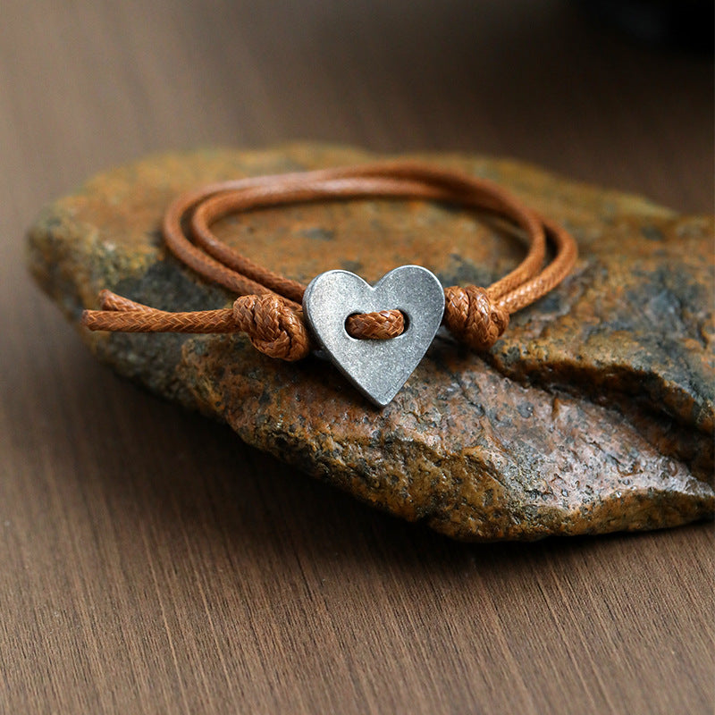 Lovenna - Pulsera Hecha a Mano con Símbolo de Corazón
