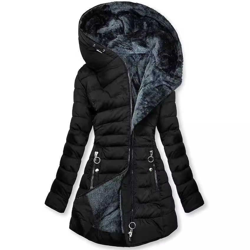 Ilariy - Abrigo Acolchado Con Capucha Para Invierno