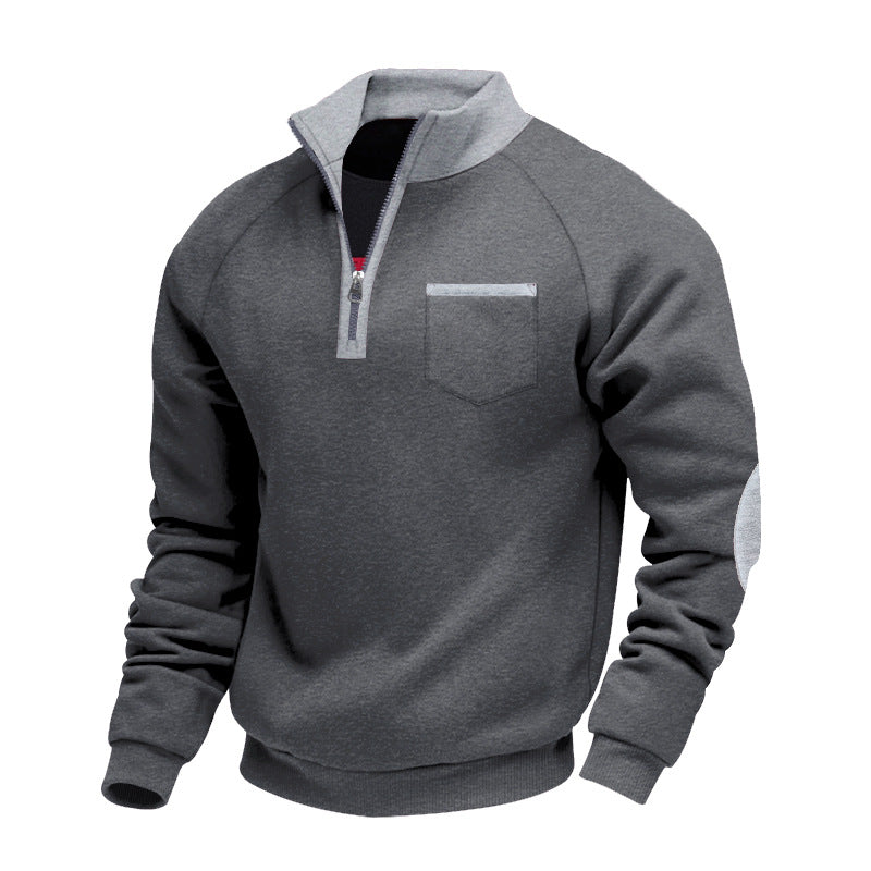 Trond - Sudadera De Felpa Con Cremallera De Un Cuarto