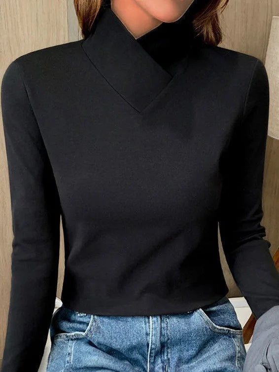 Corrine - Elegante Jersey De Cuello Alto