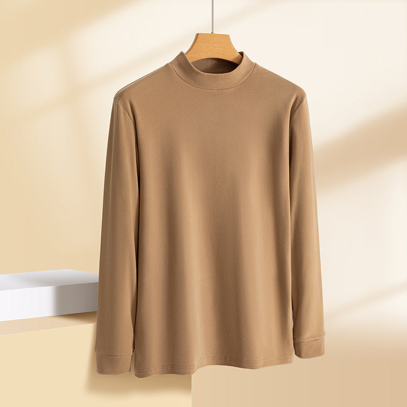 Zimran - Camisa De Manga Larga y Cuello Redondo