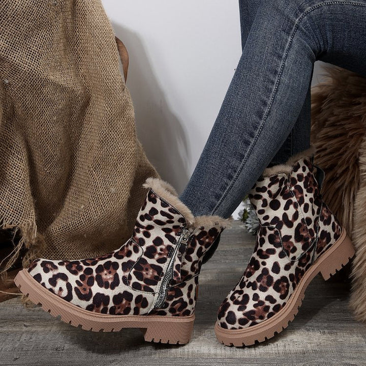 Luisaa - Cómodas Invierno Botas Con Cremallera Lateral