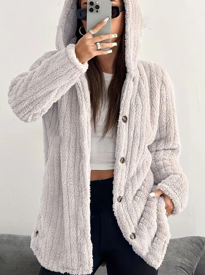 Robine - Chaqueta De Invierno Con Capucha Y Manga Larga