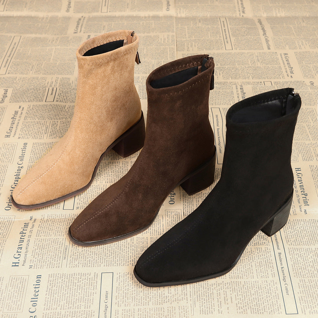 Sheley - Elegantes Botines De Ante