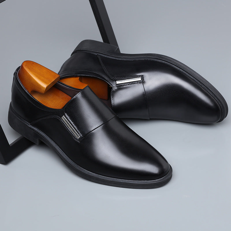 Hader - Mocasines de Piel Con Punta Afilada