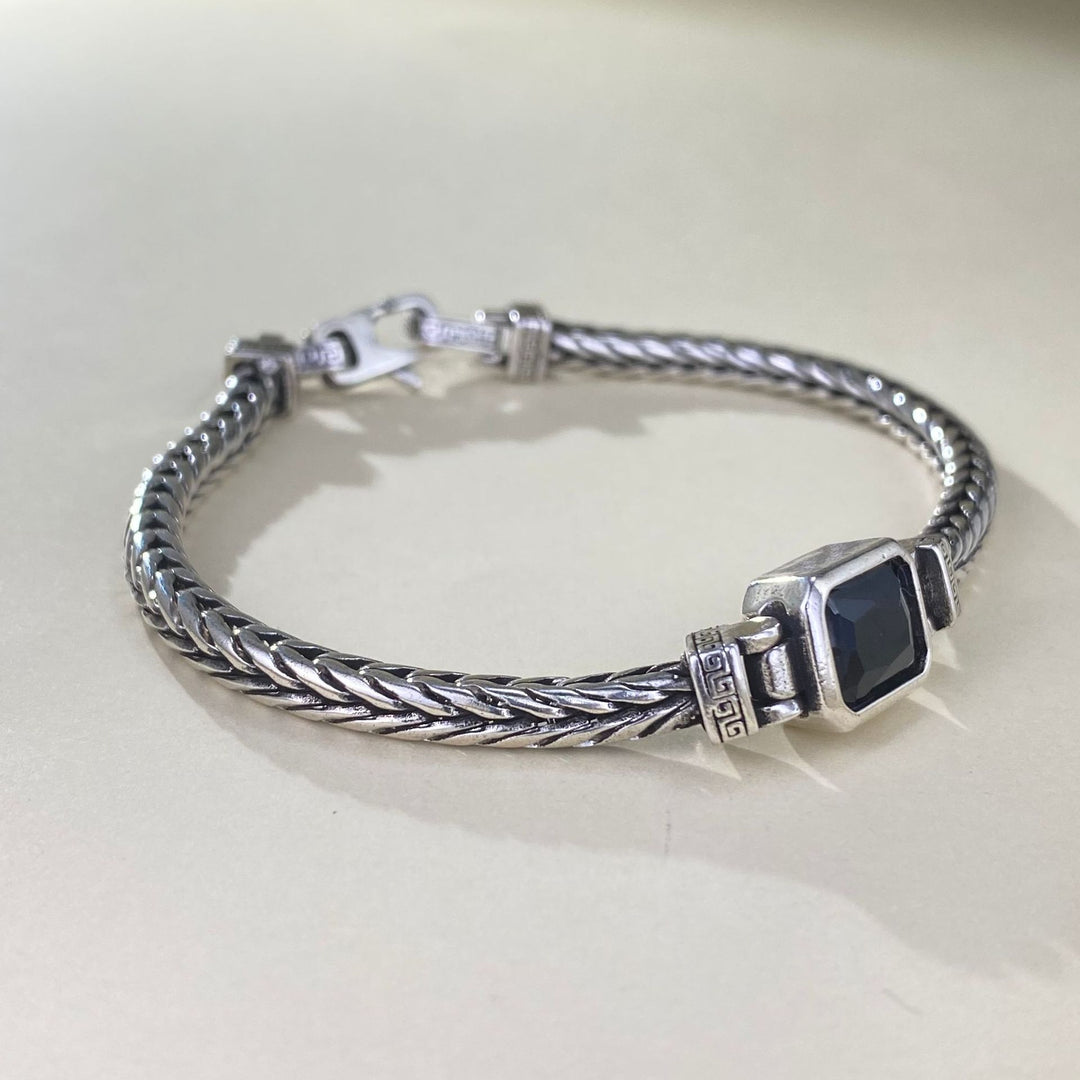 DarkCharm - Pulsera de Piedras Preciosas de ónix