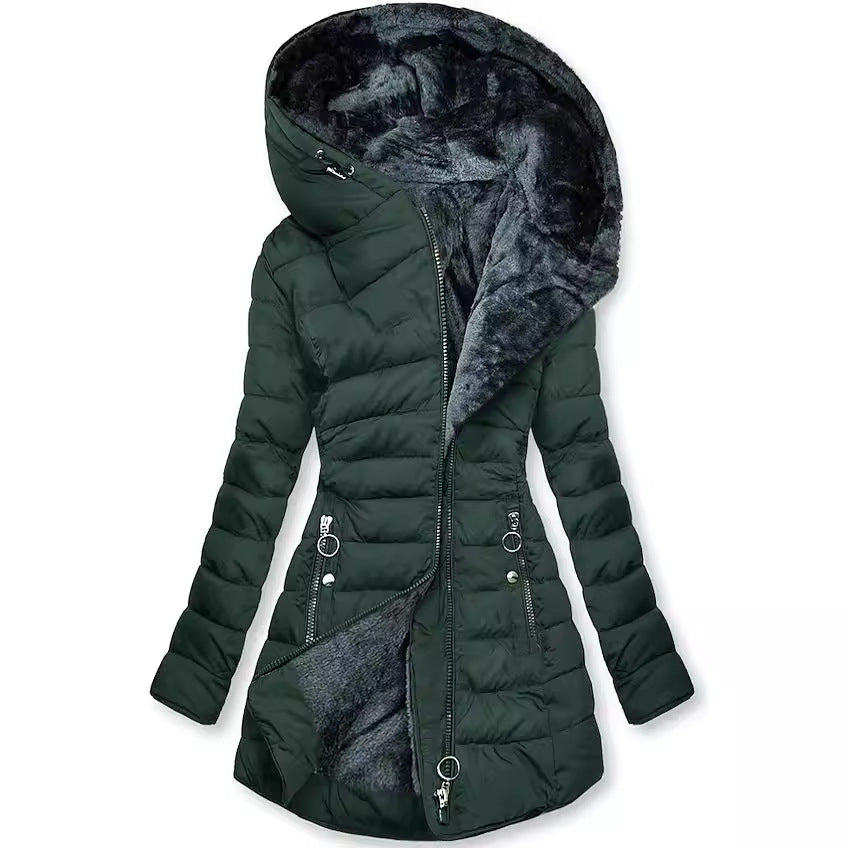Ilariy - Abrigo Acolchado Con Capucha Para Invierno
