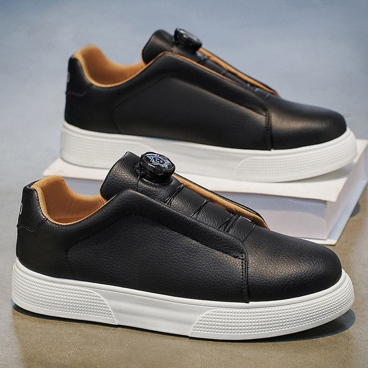 Ektor - Cuero Antideslizante Zapatilla Deportiva