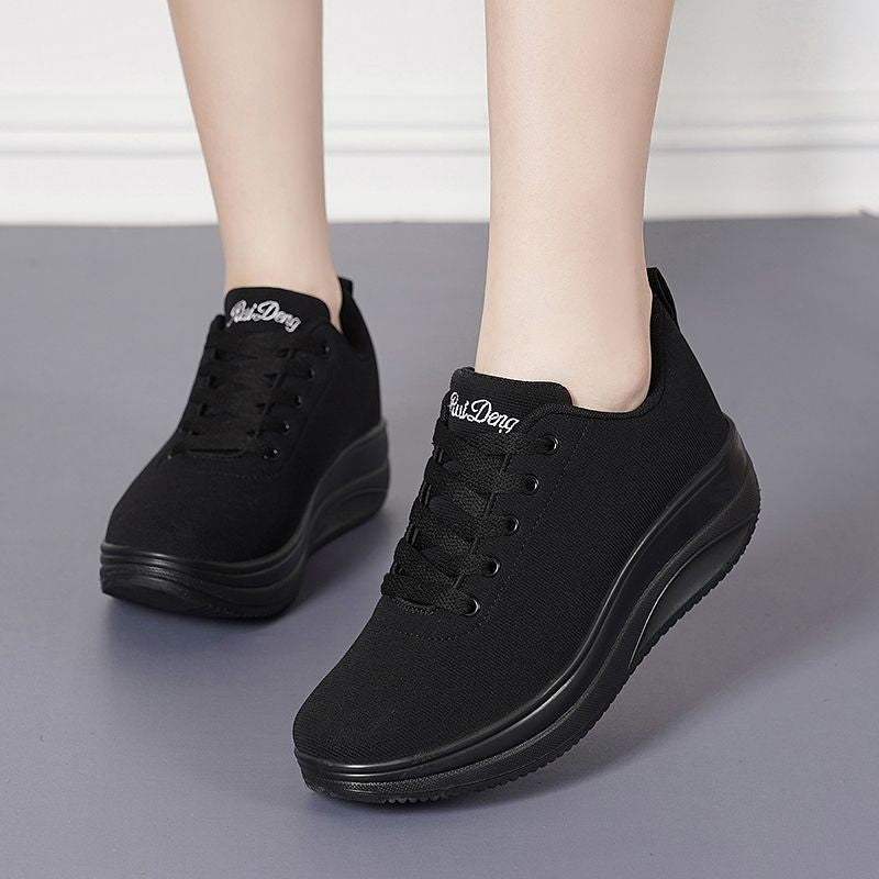 Hazina - Zapatillas Deportivas Ortopédicas Con Cuña De Estilo Informal