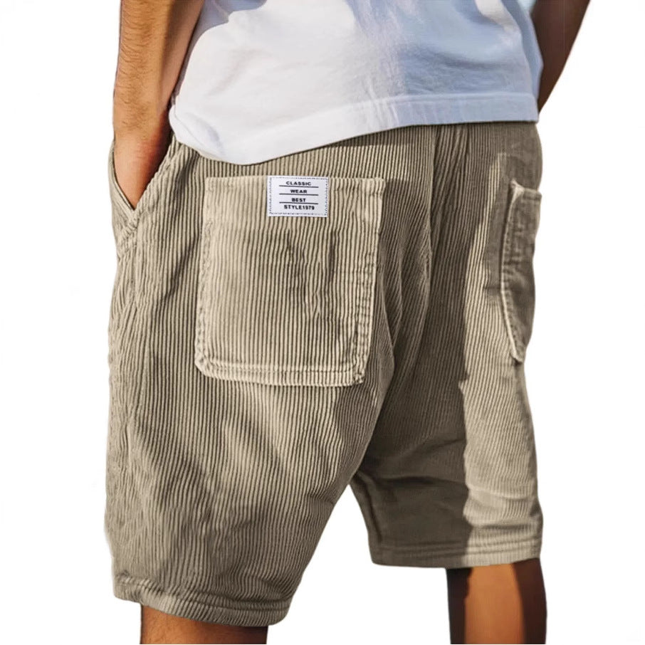 Marsel - Pantalones Cortos Elegantes De Pana