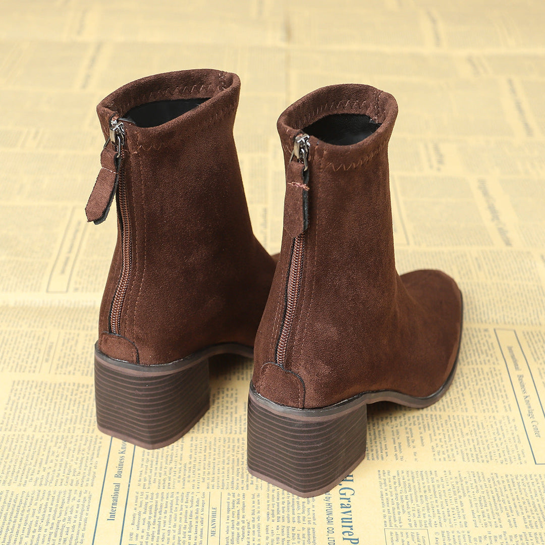 Sheley - Elegantes Botines De Ante