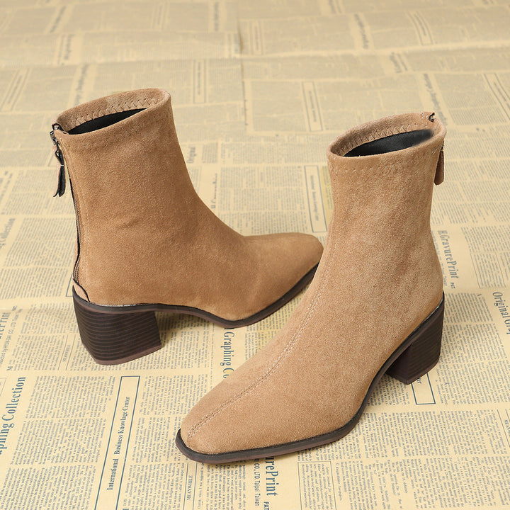 Sheley - Elegantes Botines De Ante