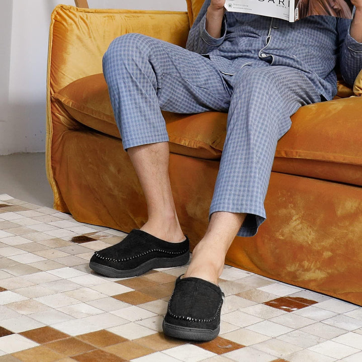 Sinan - Pantuflas Suaves Forradas De Piel