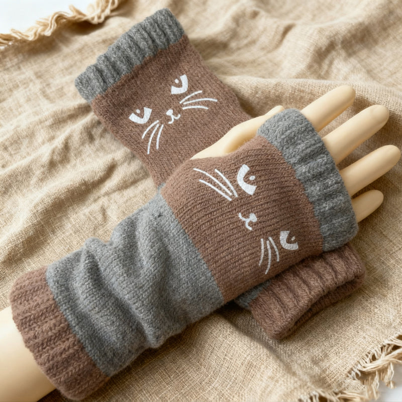 CozyPaws - Guantes Cálidos con Dibujos Animados