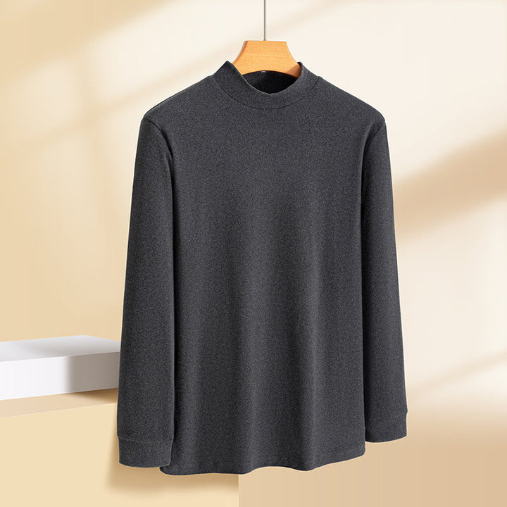 Zimran - Camisa De Manga Larga y Cuello Redondo