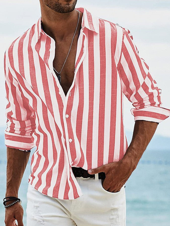 Ravi - Camisa Informal a Rayas