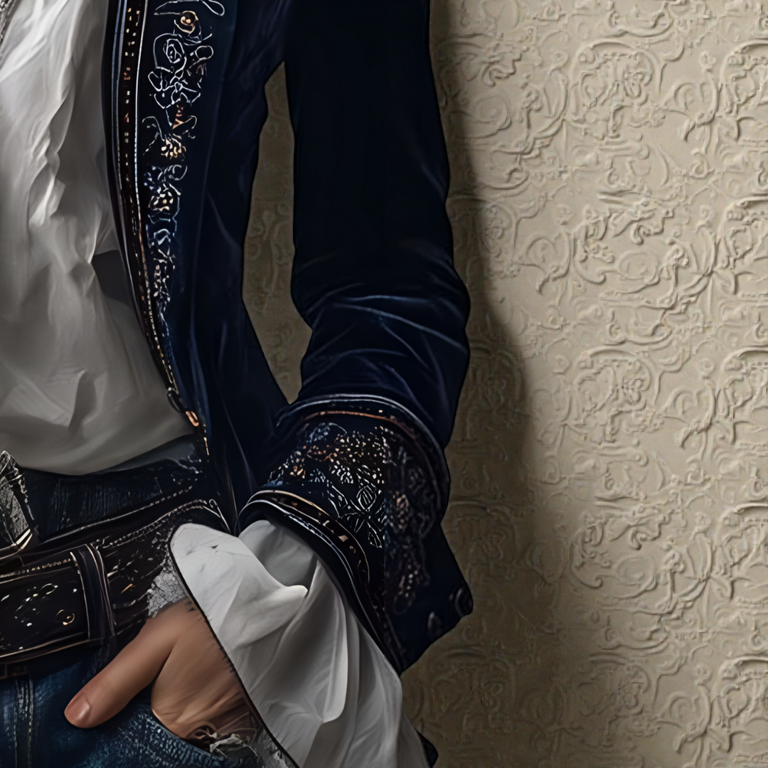 Naeva - Chaqueta de Terciopelo de manga Larga, Suave y Elegante