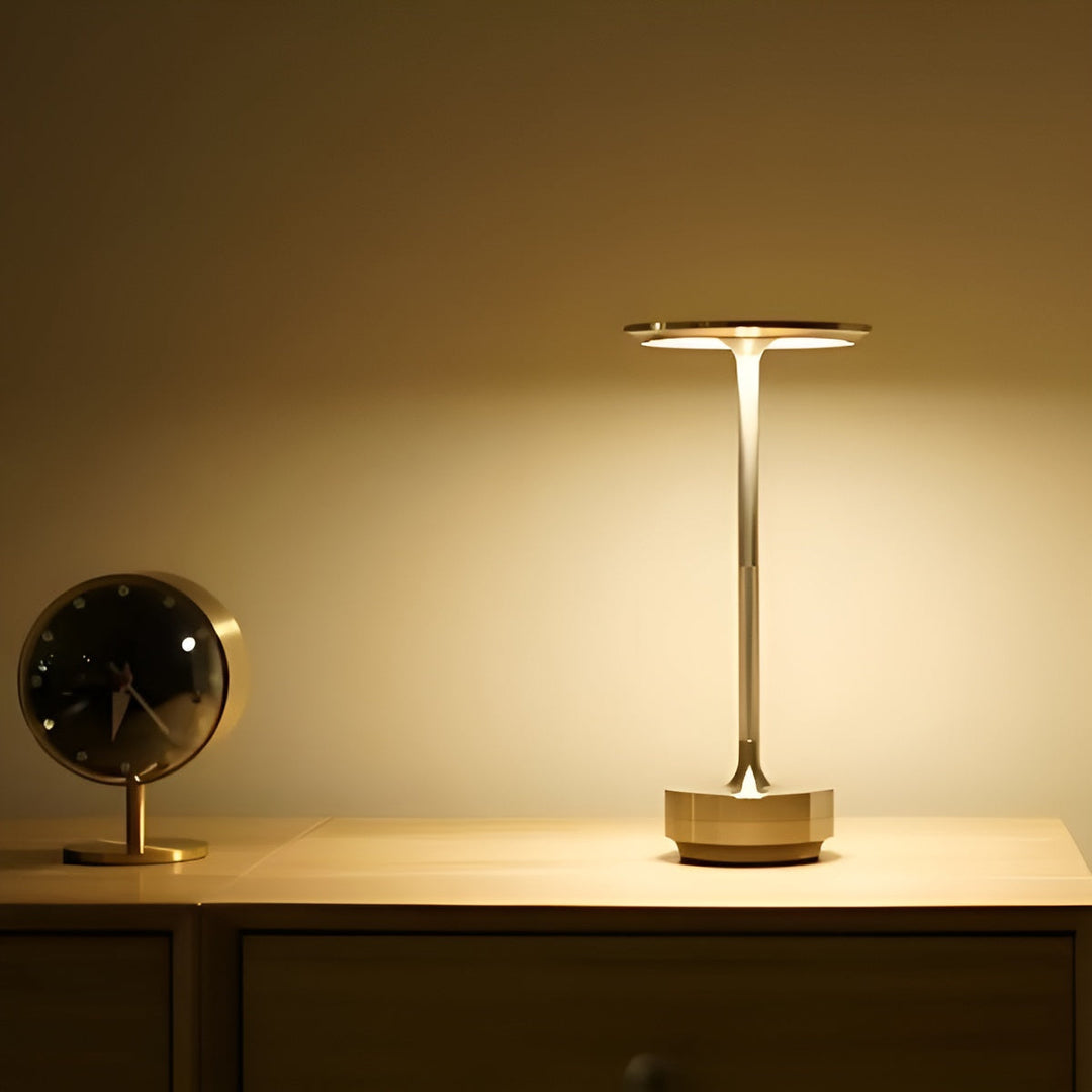 GlowPulse - Lámpara De Mesa Inalámbrica y Recargable