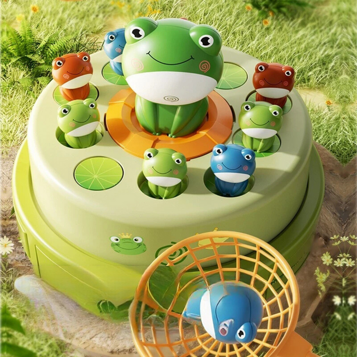 FrogFlair - Rana Voladora Atrapa Divertidos Juguetes Montessori