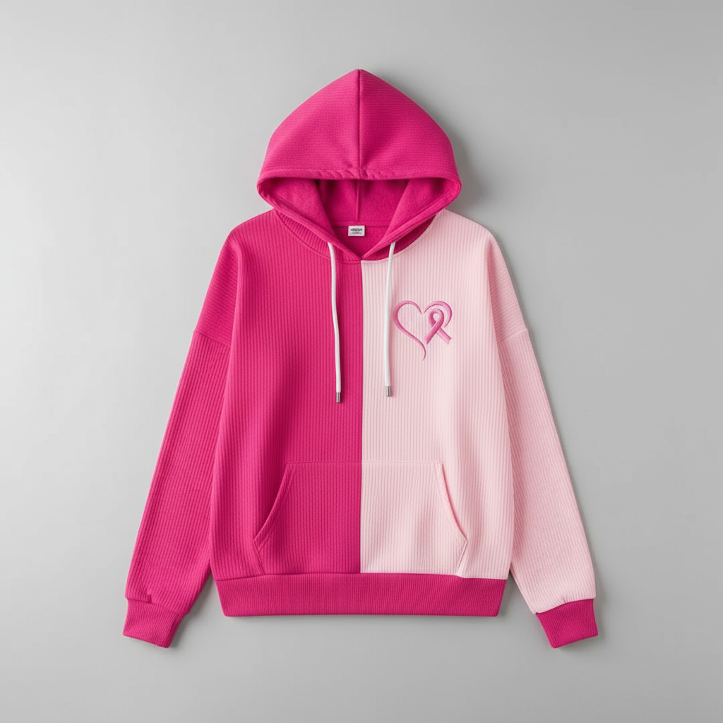 Silveta - Con Capucha Y Mangas Largas Casual Corazón