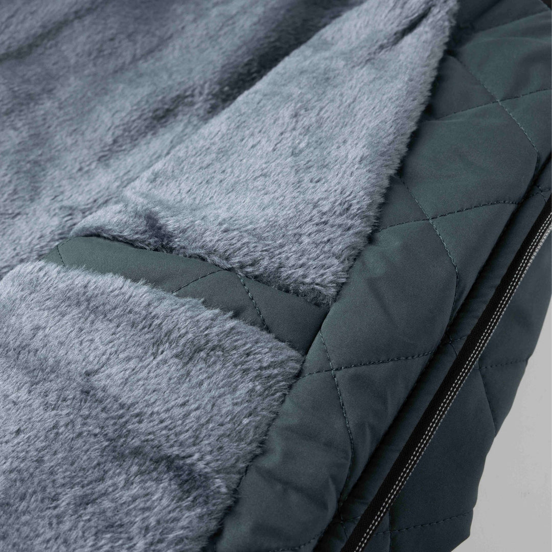Hristo - Chaqueta Con Forro Polar y Estampado De Rombos