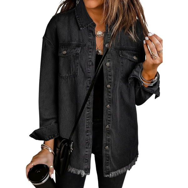 Kahlia - Chaqueta Vaquera De Manga Larga
