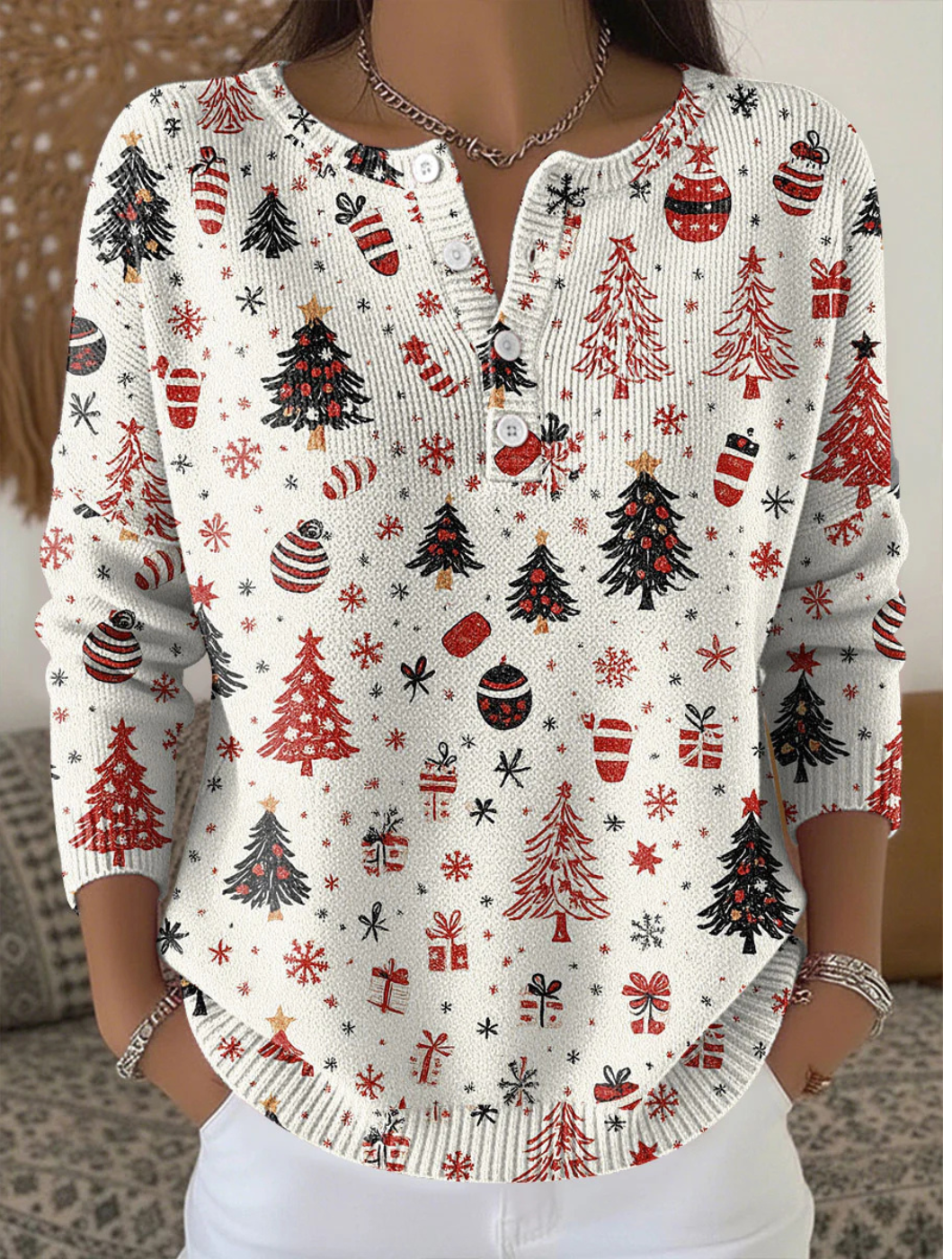 Kaitlan - Elegante Jersey Navideño