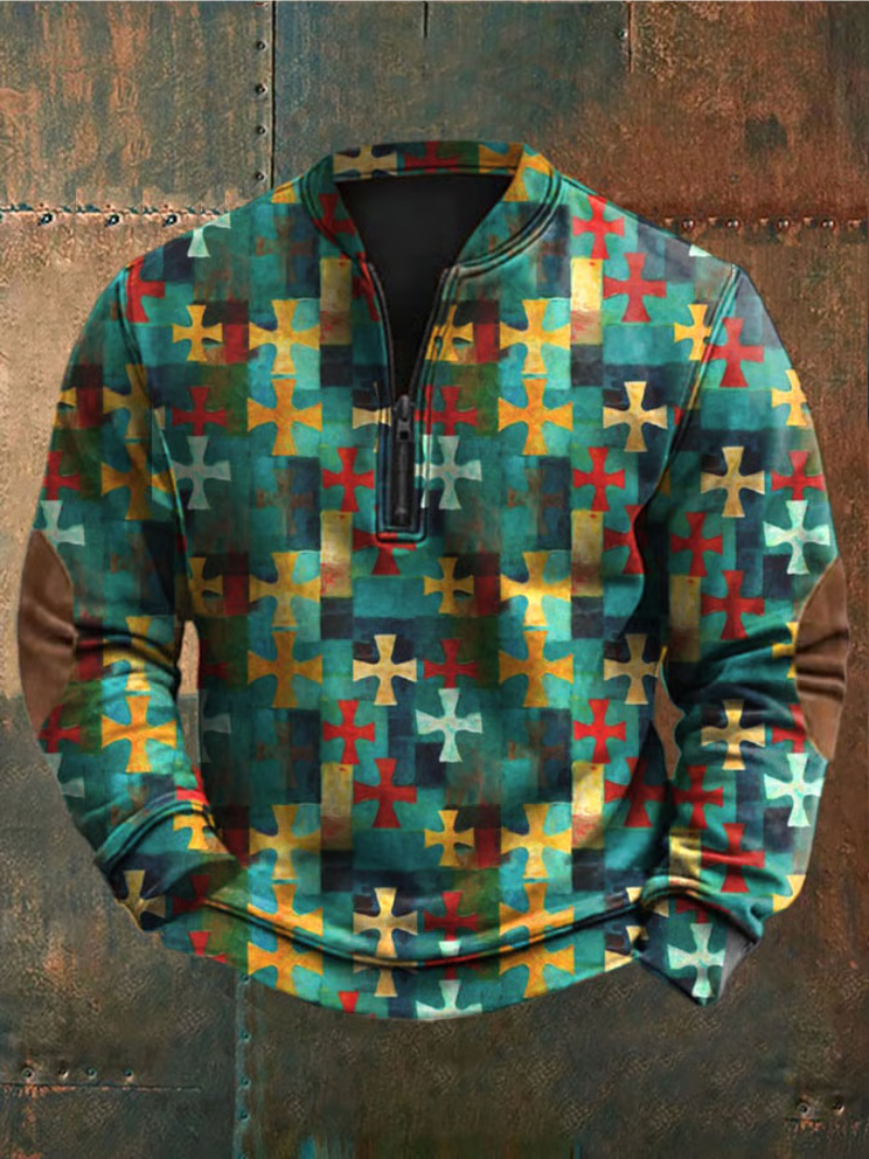 Gaven - Jersey con Estampado Geométrico