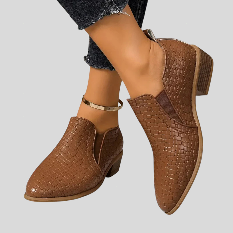 Sekyeda - Botines Con Tacón Grueso