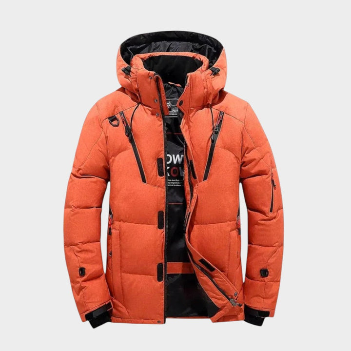 Alaxis - Chaqueta Acolchada Con Capucha y Bolsillos con Cremallera