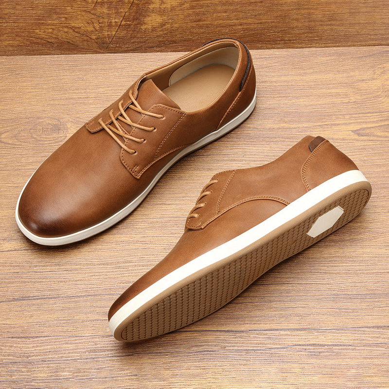 Fausto -  Cómodas Cuero Zapatillas Deportivas
