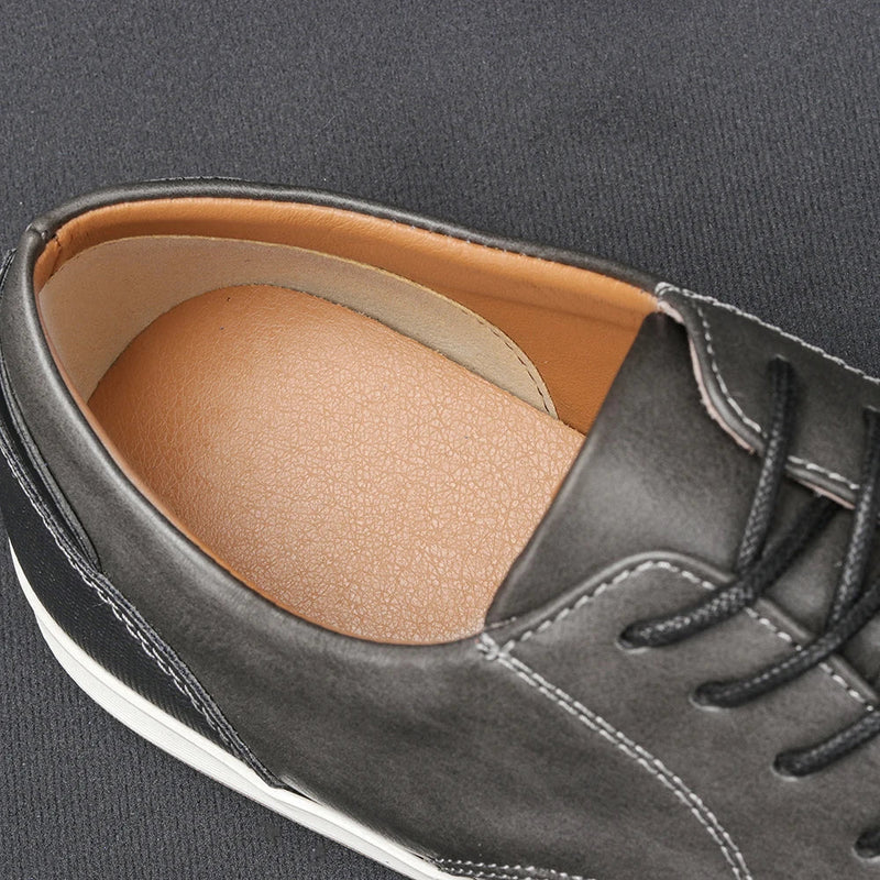 Fausto -  Cómodas Cuero Zapatillas Deportivas
