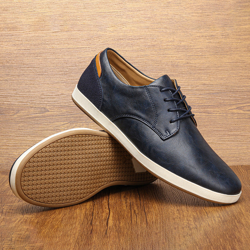 Fausto -  Cómodas Cuero Zapatillas Deportivas