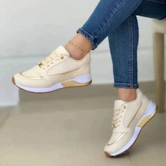 Ansab - Zapatos Con Cordones y Suela Gruesa