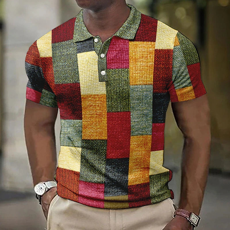 Gasan - Polo de Manga Corta Multicolor
