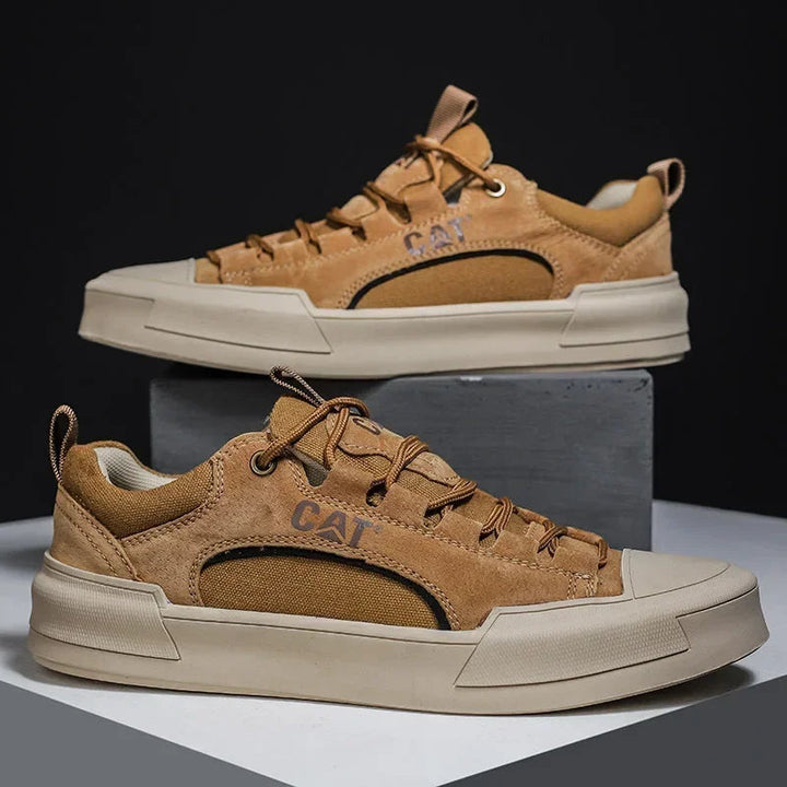 Atherton - Zapatillas Deportivas Informales de Ante Con Cordones