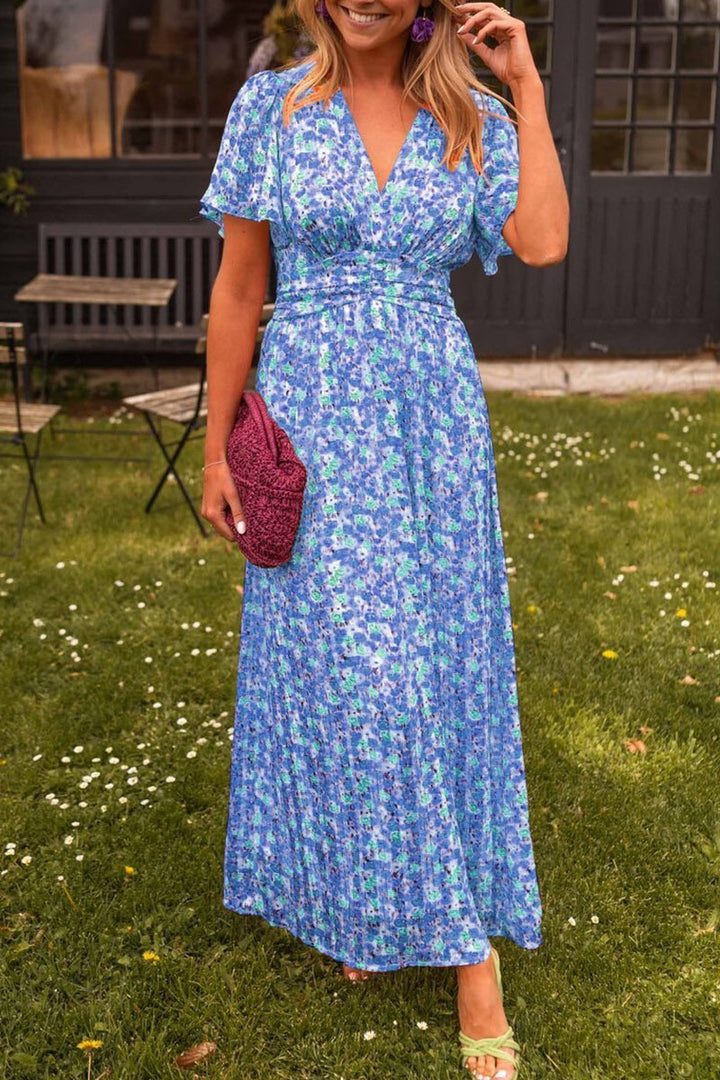 Capucine - EleganteVestido Largo Con Flores