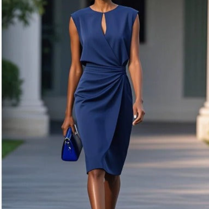 Chantalle - Vestido Midi Informal Sin Mangas