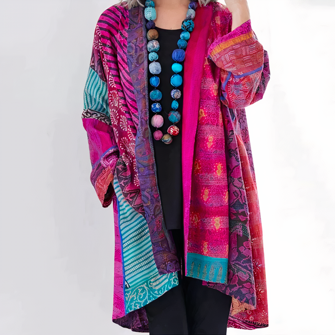 Rozenna - Cárdigan Estilo Kimono