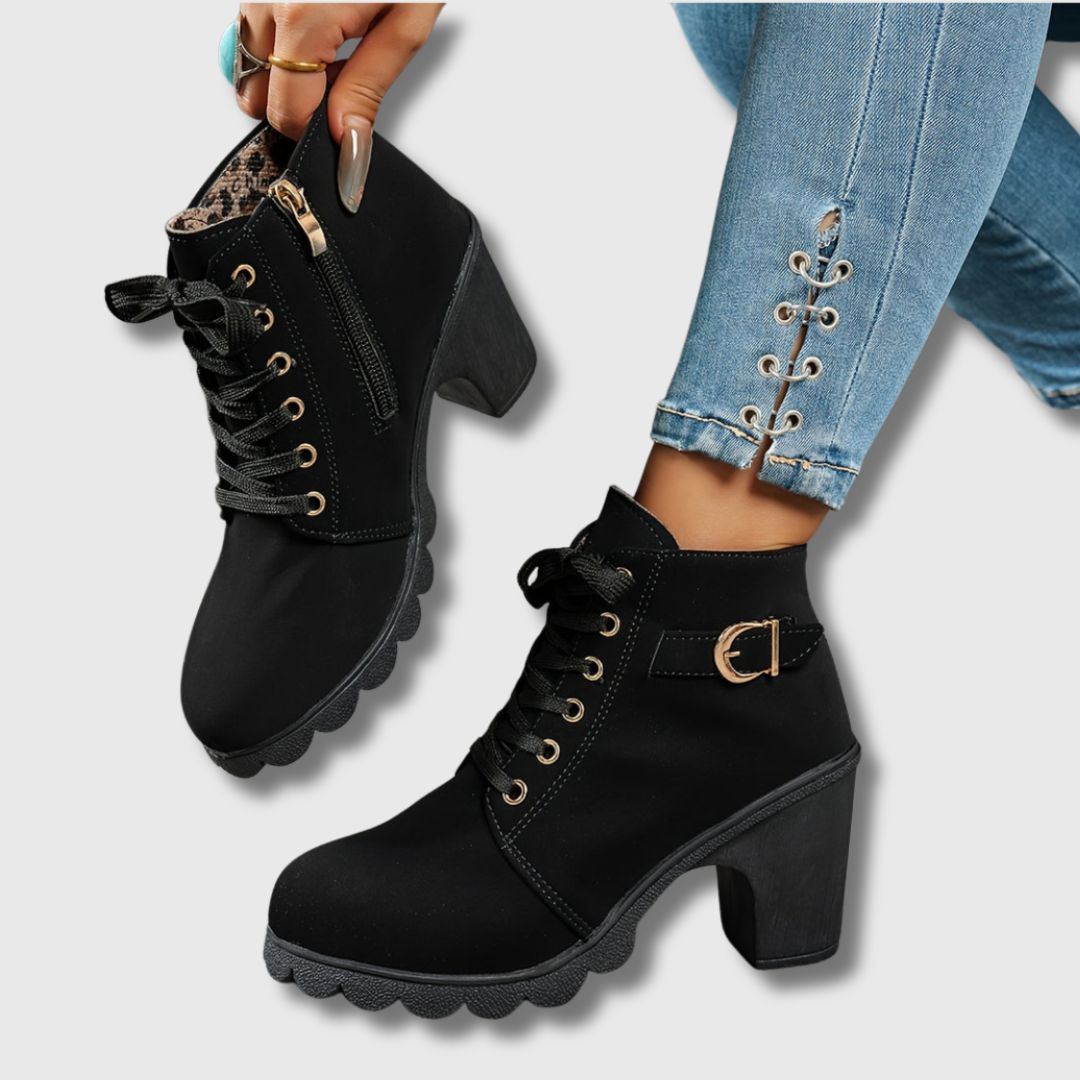 Shamara - Botines Casuales Con Tacón