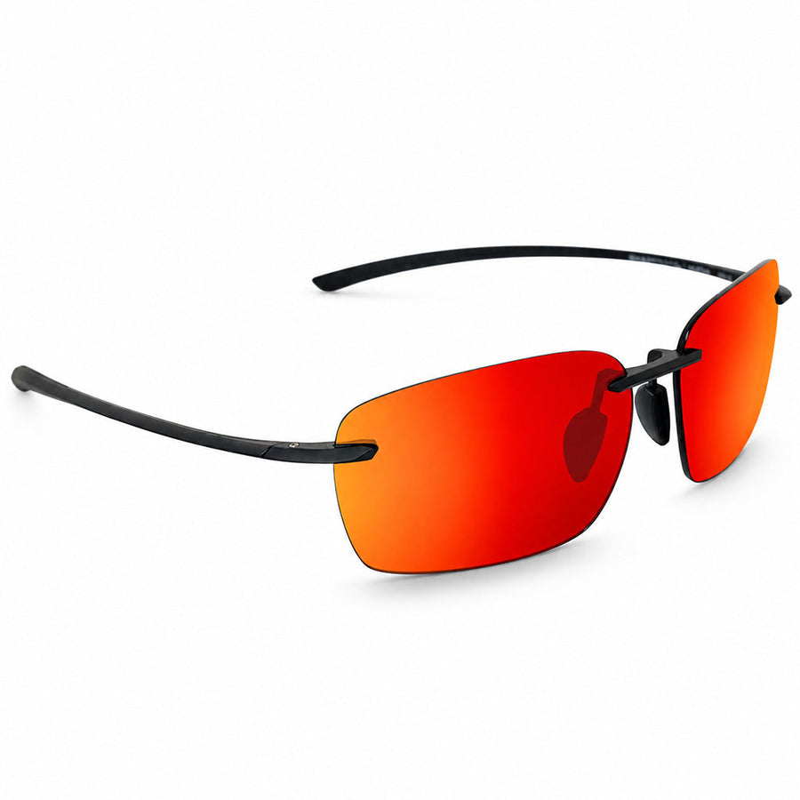 Zenvora - Gafas De Sol Con Espejo Rectangular Moderno Sin Montura