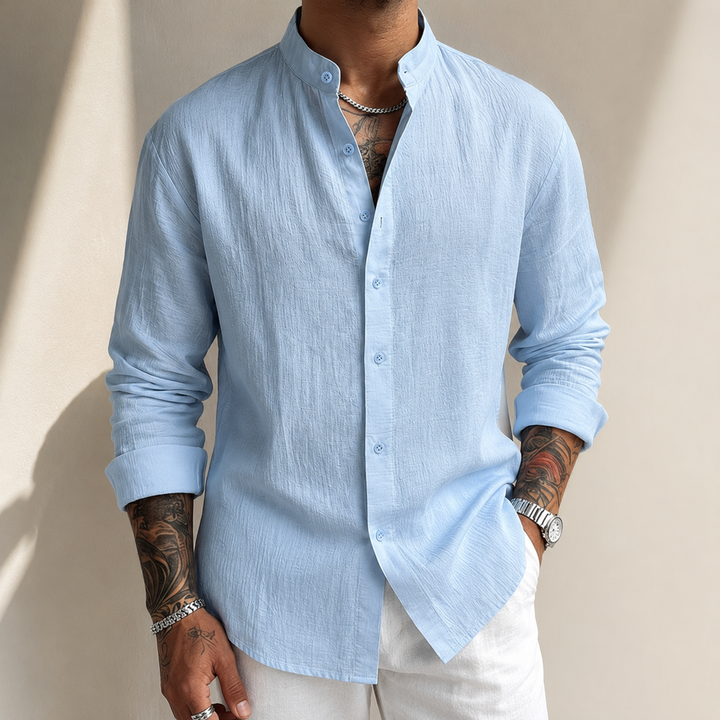 Sakkat - Elegante Camisa De Manga Larga