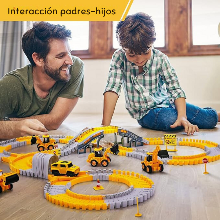 FlexiTrack - Juguete Eléctrico De Raíles Flexibles